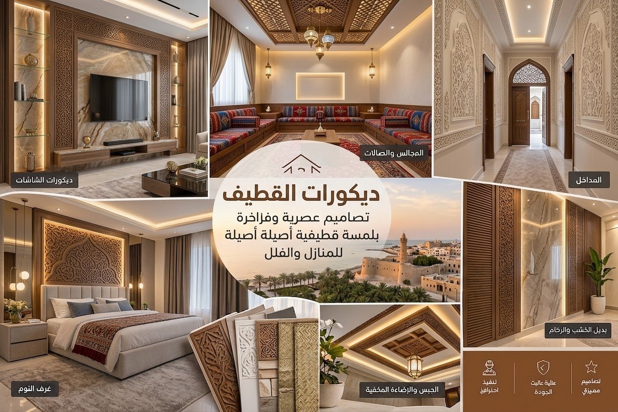ديكورات القطيف وتصاميم داخلية عصرية للمنازل والفلل